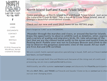 Tablet Screenshot of northislandkayak.com